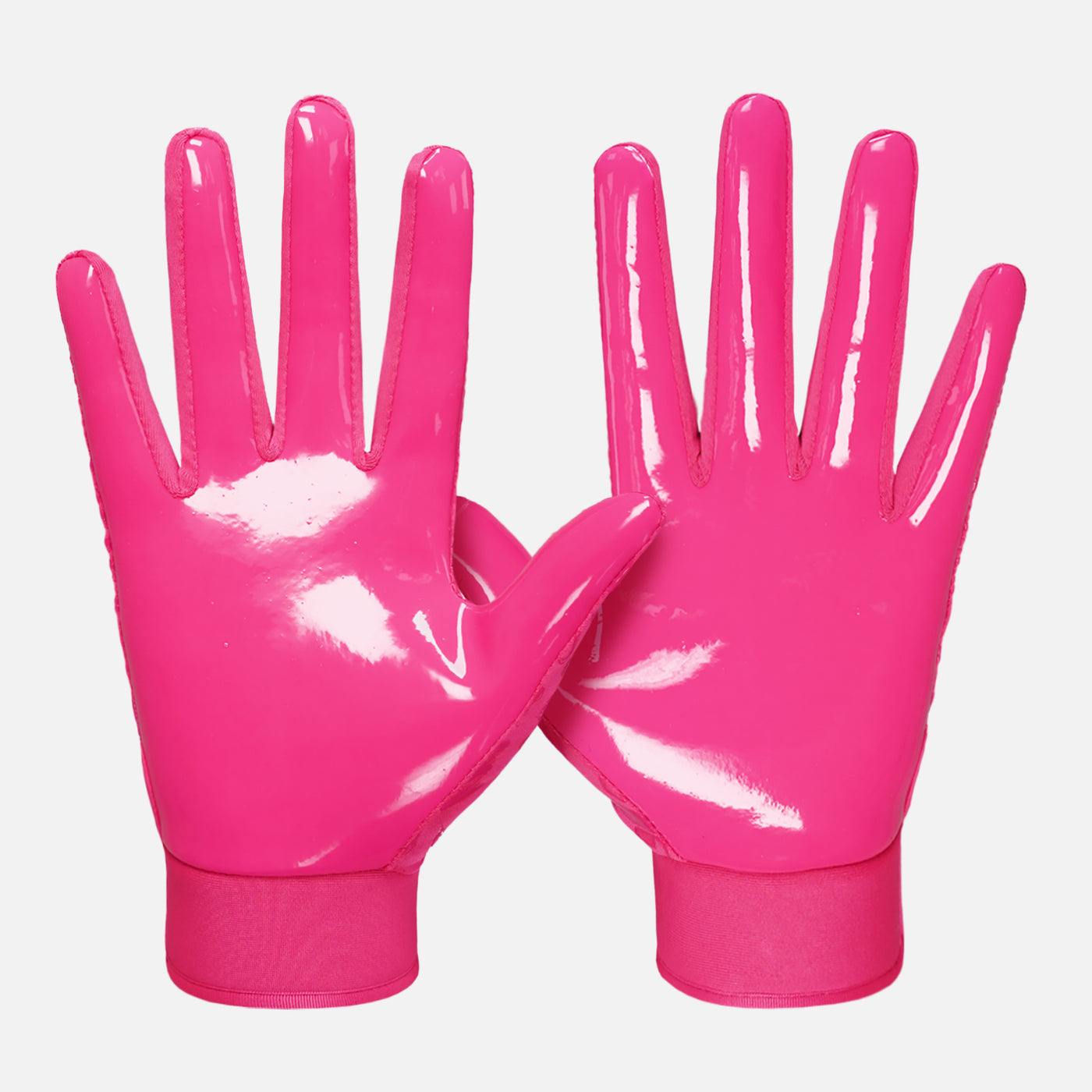 Hue Pink Sticky Football Receiver Gloves for Women