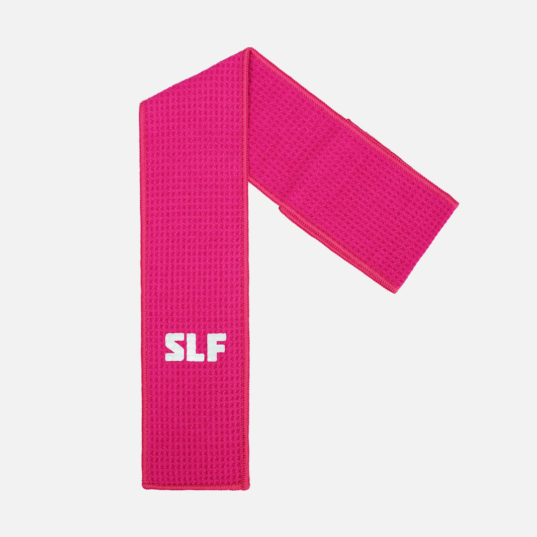SLF Logo Patch Pink Streamer Football Towel