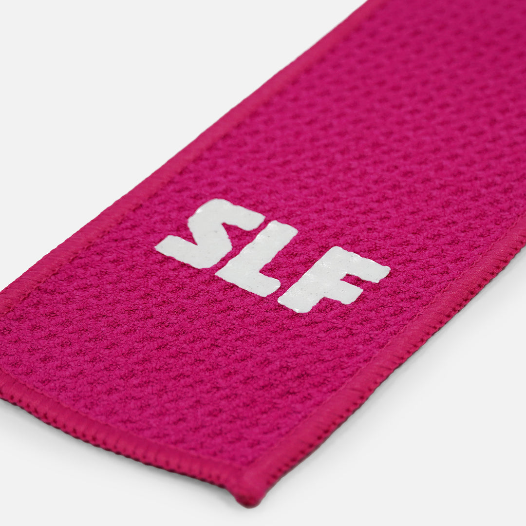 SLF Logo Patch Pink Streamer Football Towel