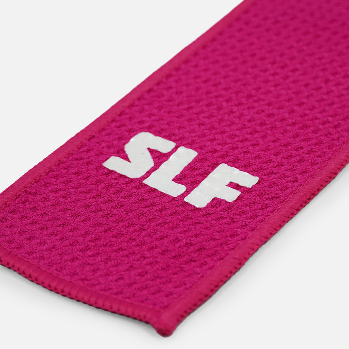 SLF Logo Patch Pink Streamer Football Towel