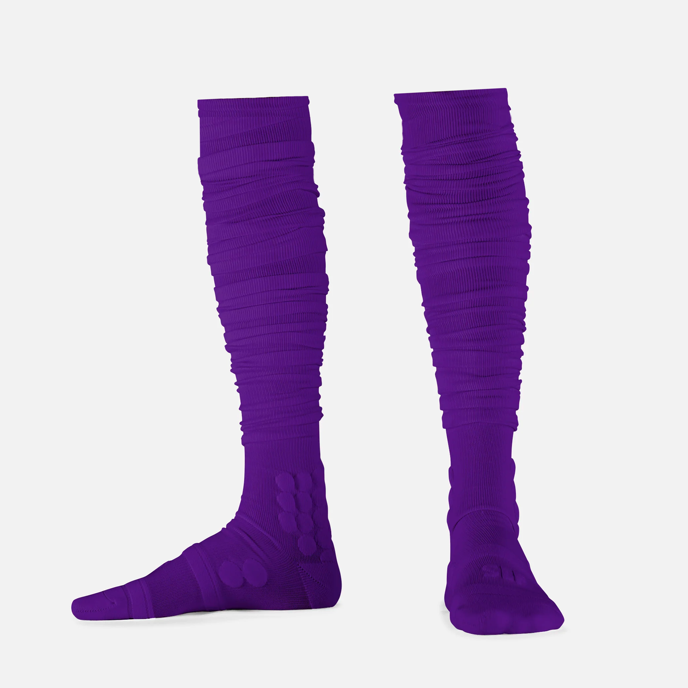 Hue Purple Football Padded Long Socks