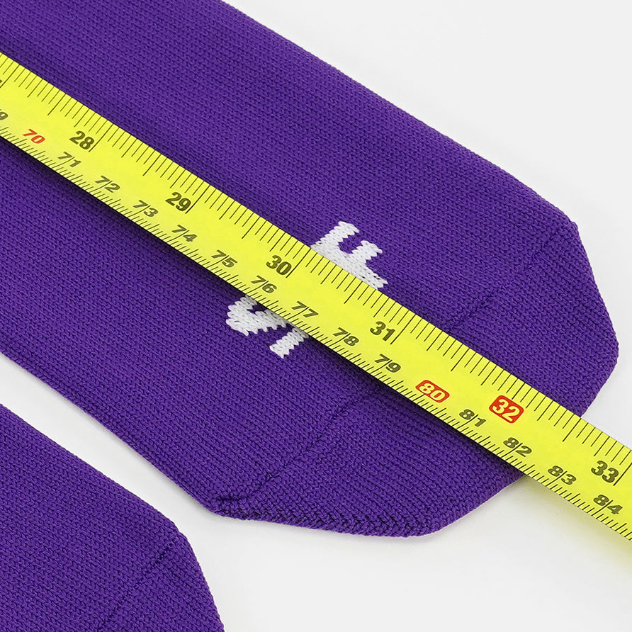 Hue Purple Long Scrunchie Socks
