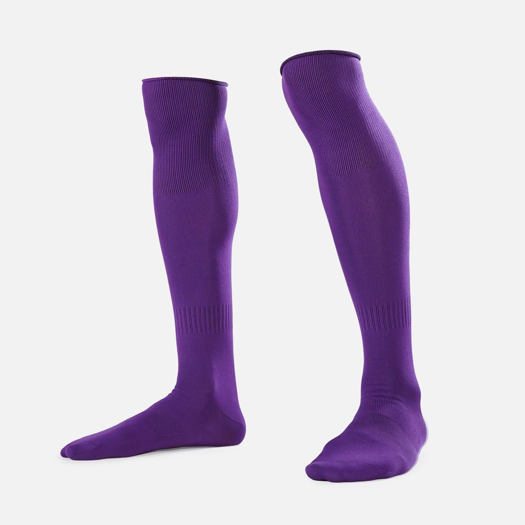 12 Pack Purple Over The Knee Sport Socks