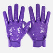 Hue Purple Sticky Football Receiver Gloves