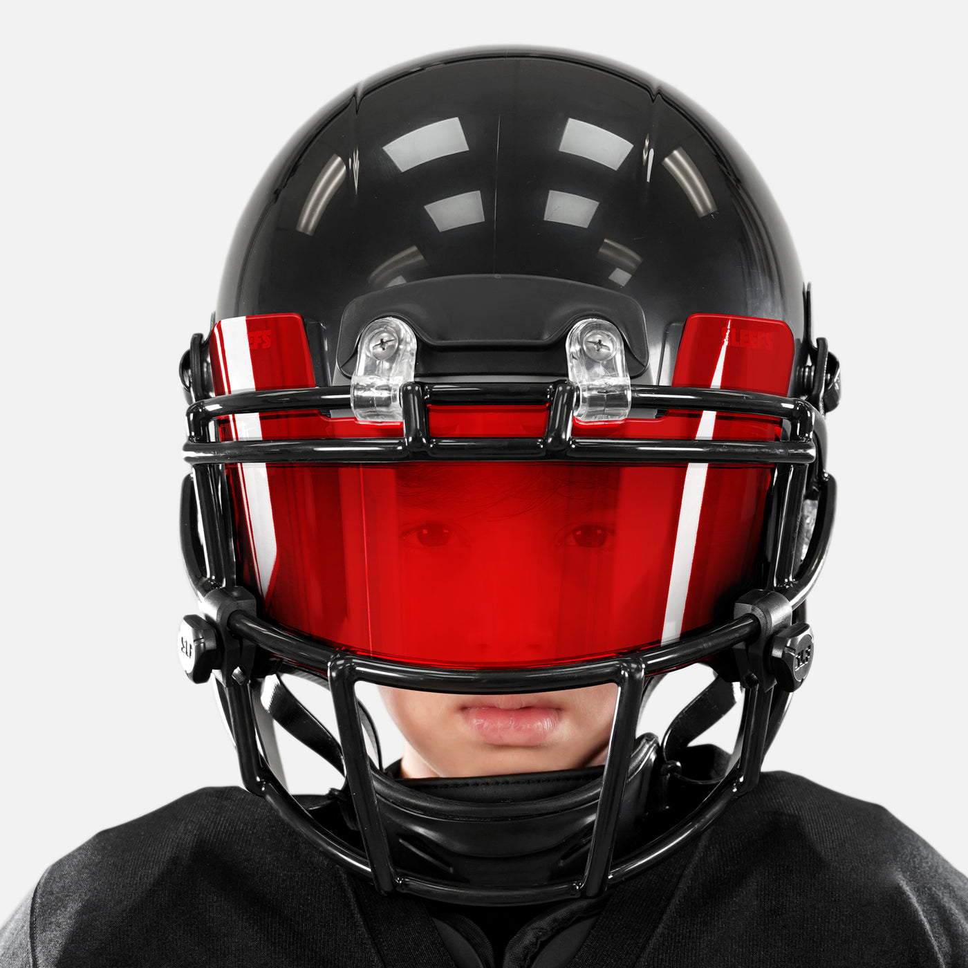 Hue Red Clear Helmet Eye-Shield Visor for Kids