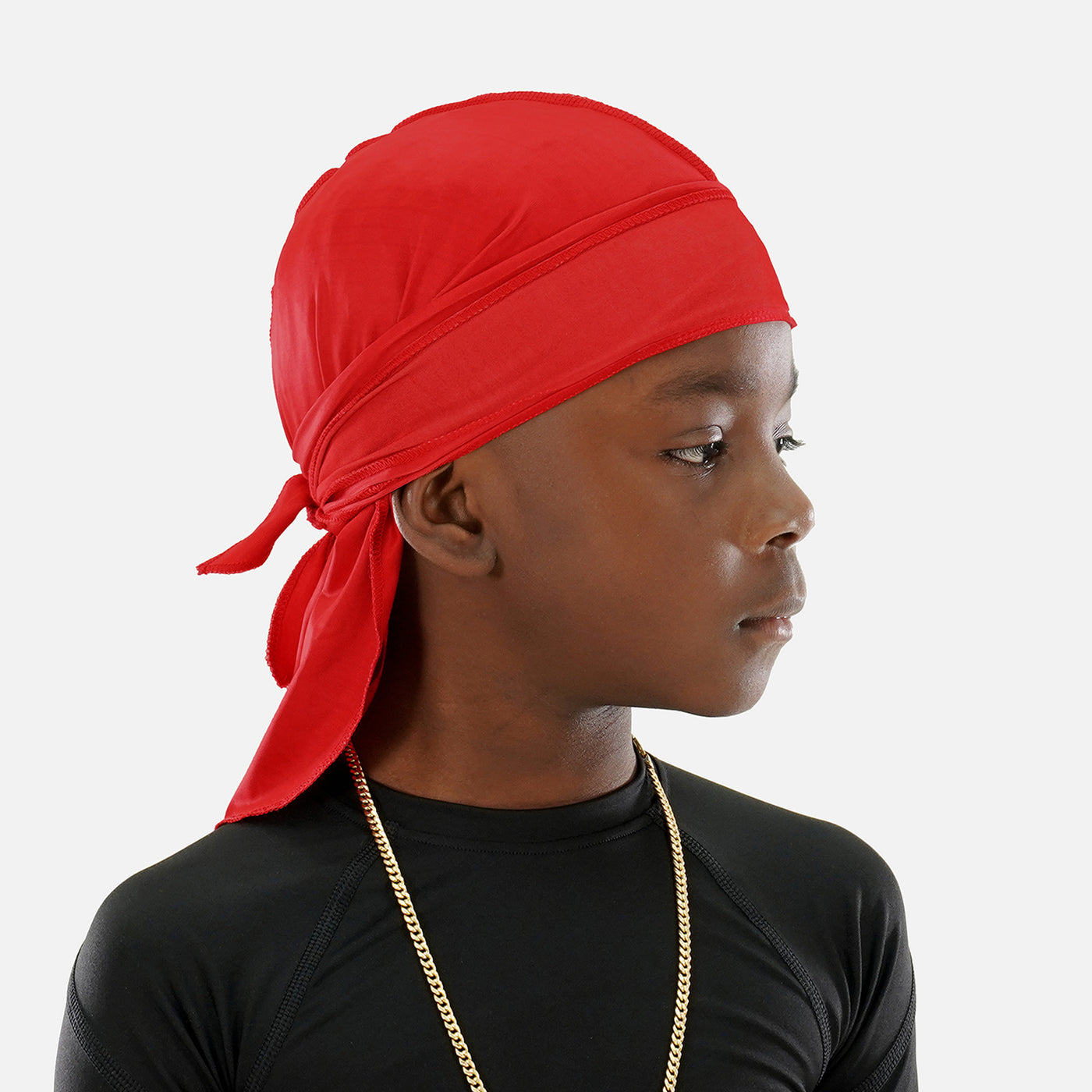 Hue Red Kids Sports Durag