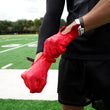 Hue Red Sticky Football Receiver Gloves