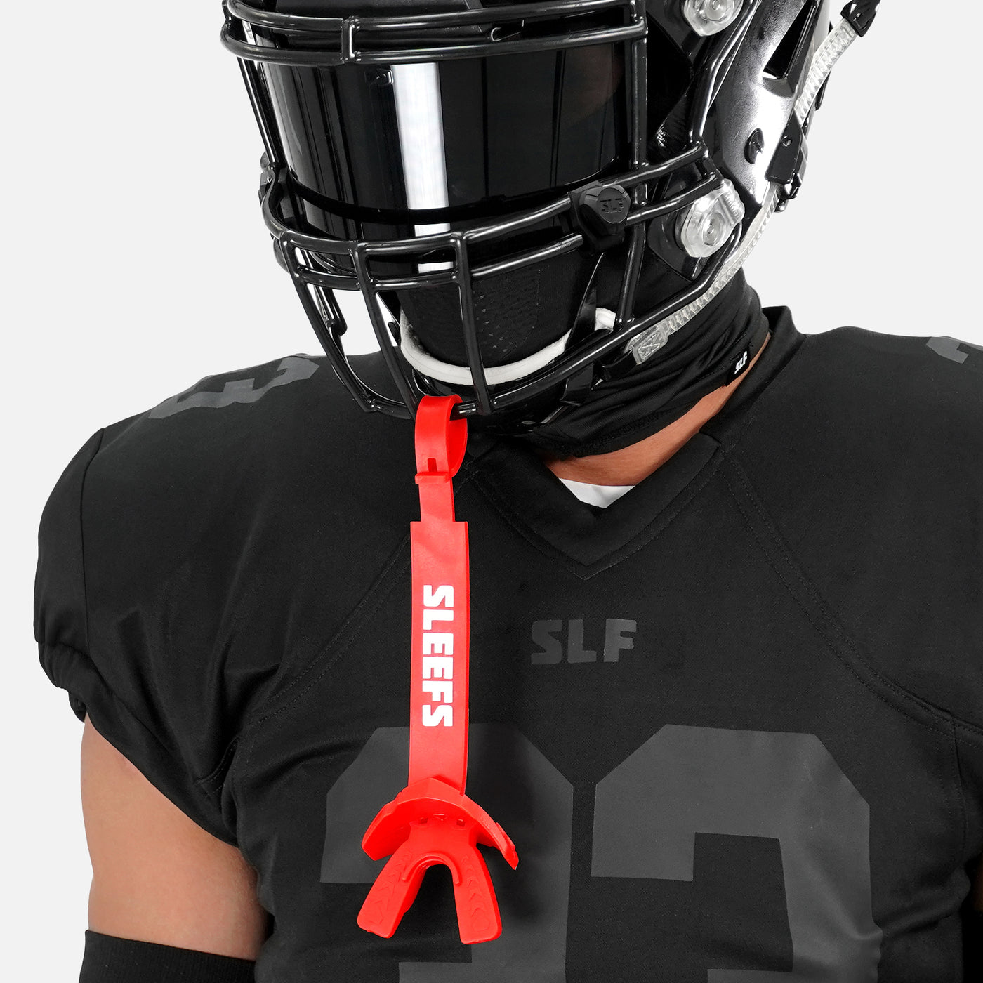 Hue Red X Football Mouthguard with Logo