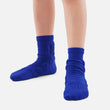 Hue Royal Blue Football Padded Short Kids Socks