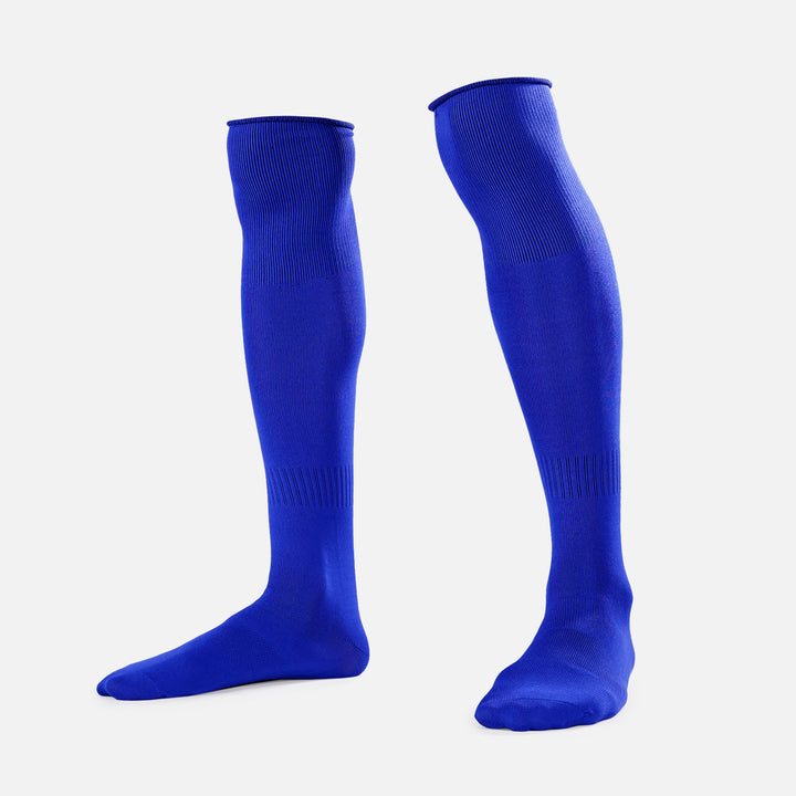 12 Pack Royal Blue Over The Knee Sport Socks