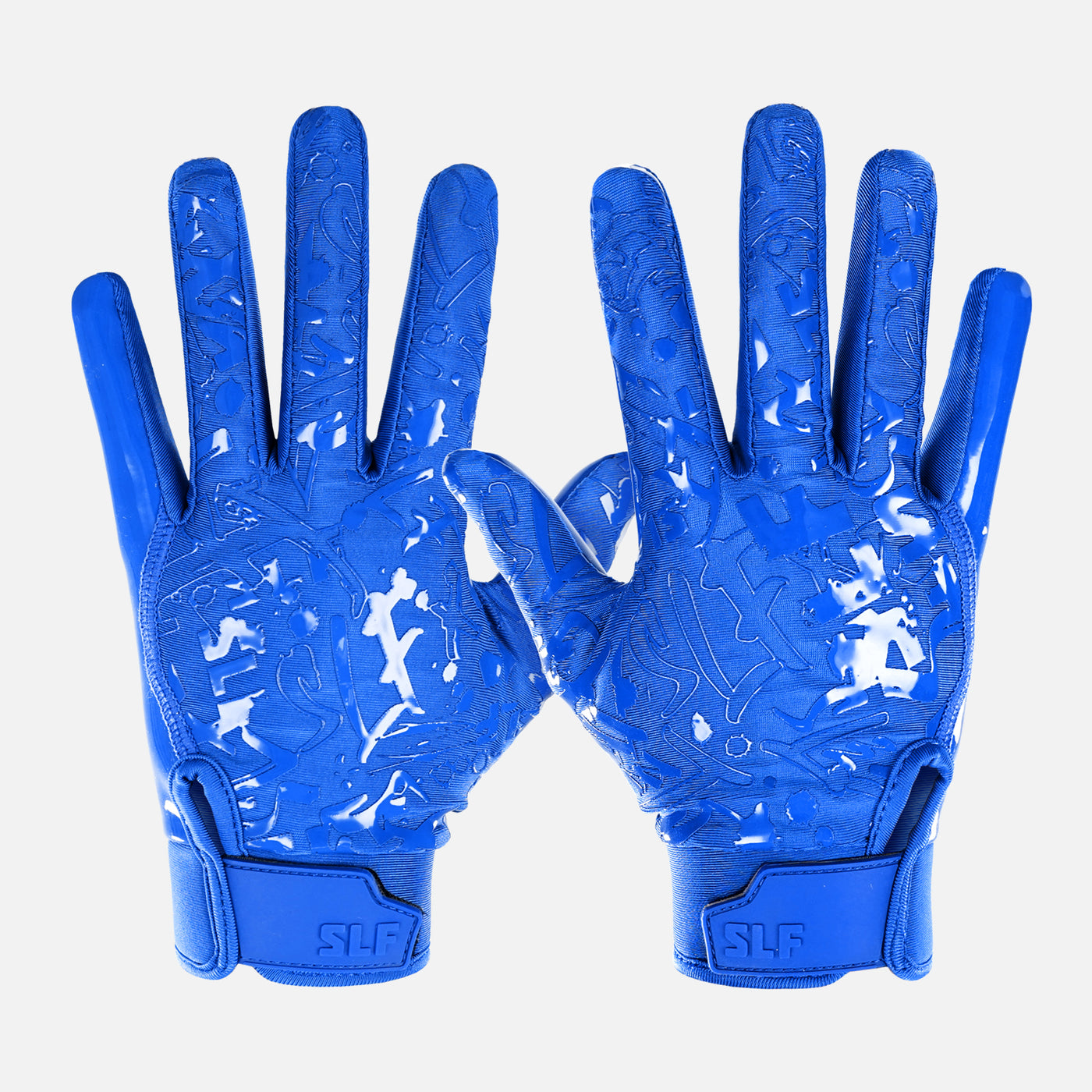 Hue Royal Blue Sticky Football Receiver Gloves