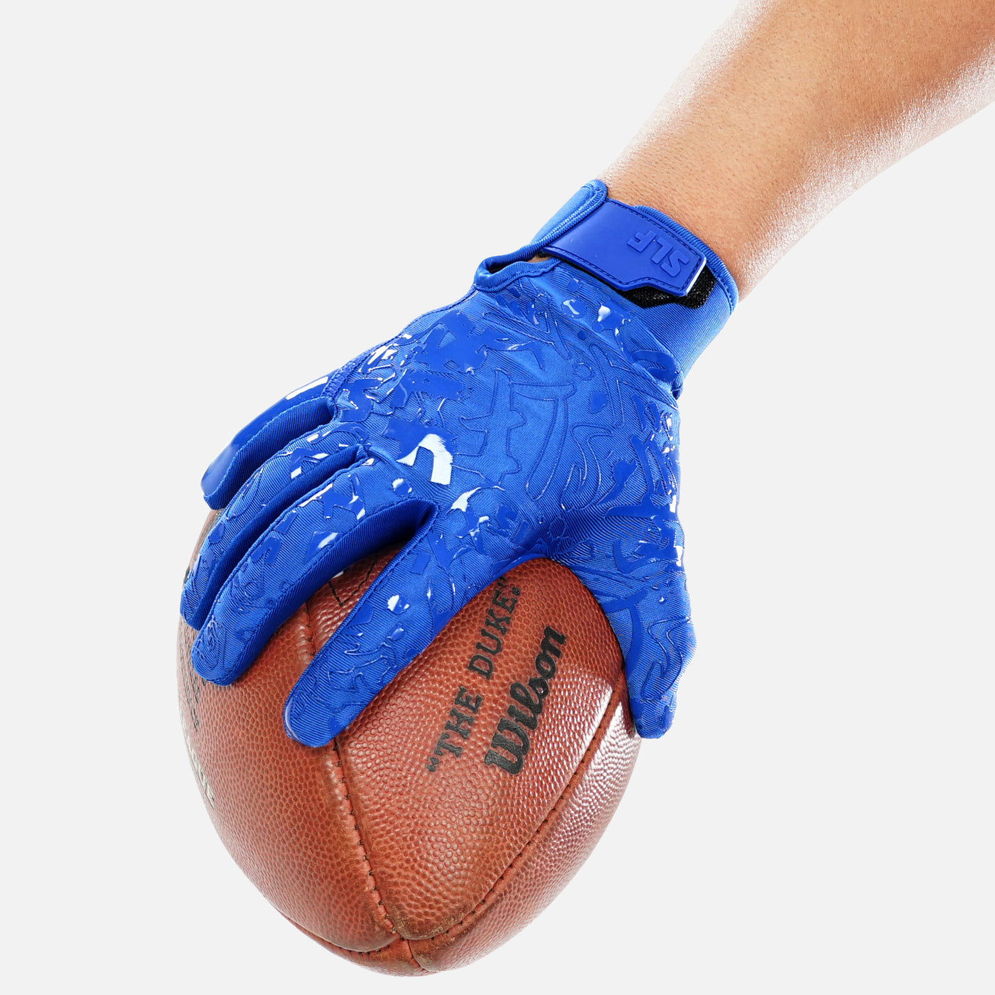 Hue Royal Blue Sticky Football Receiver Gloves