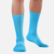 Hue Sky Blue Crew Socks