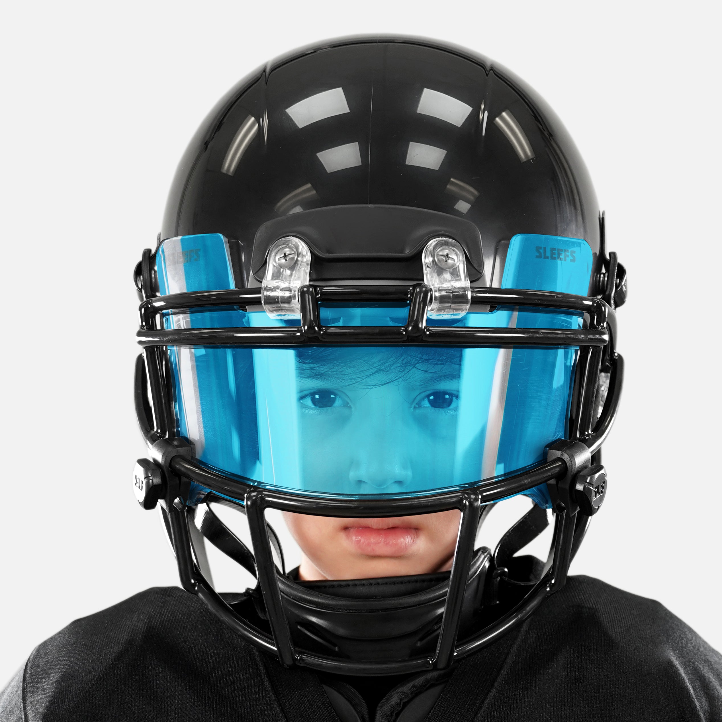 Sleefs Hue Sky Blue Helmet Eye-Shield Visor for Kids