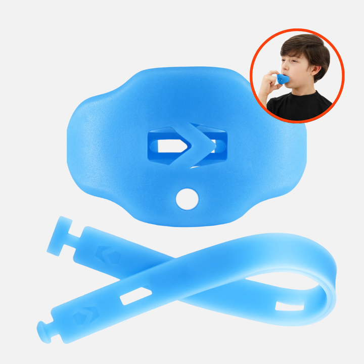Hue Sky Blue Kids Soft Football Mouthguard