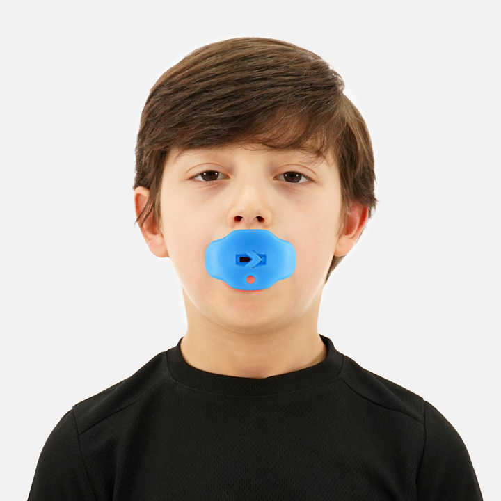 Hue Sky Blue Kids Soft Football Mouthguard