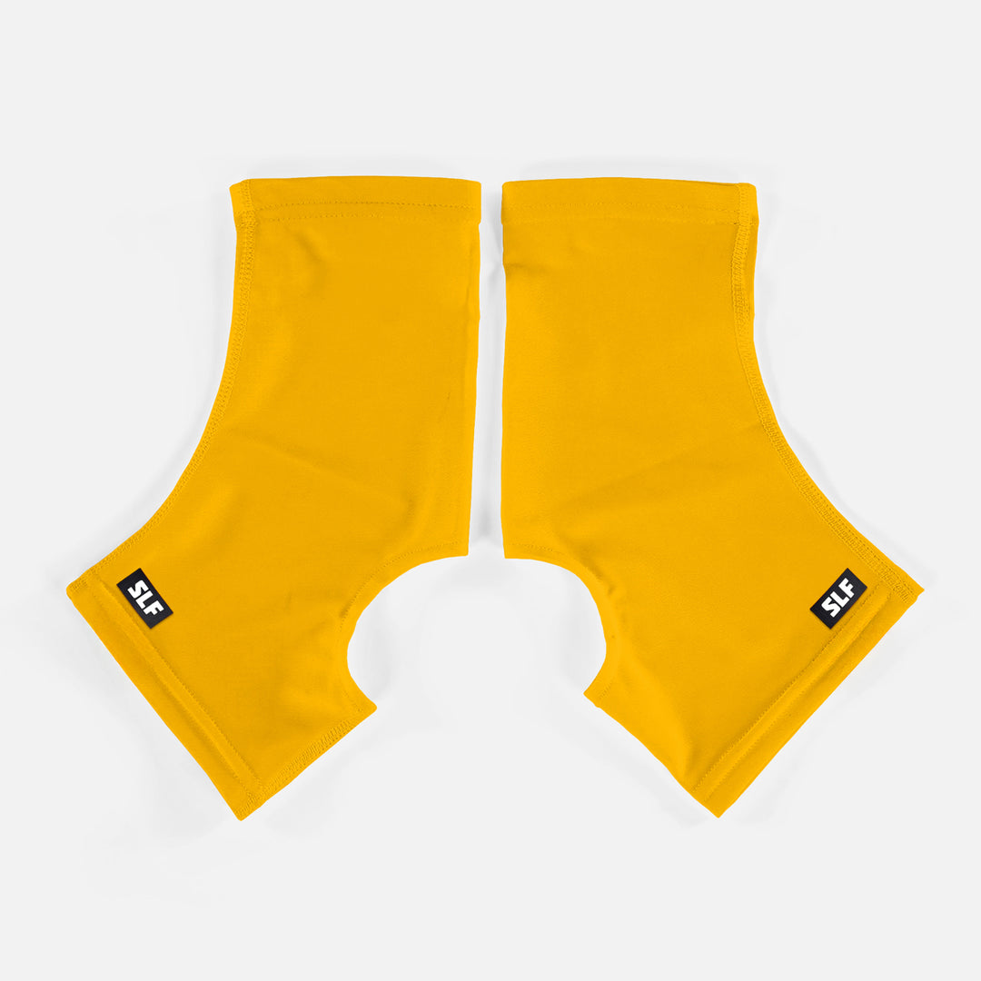 Hue Yellow Gold Kids Spats / Cleat Covers