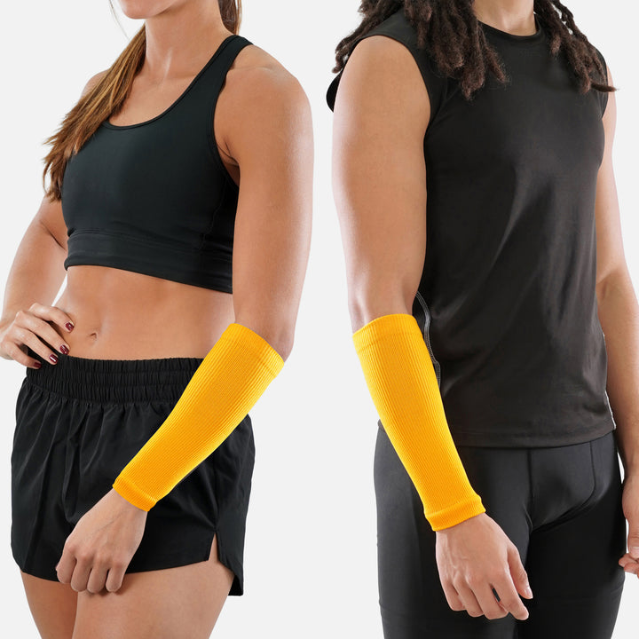 Hue Yellow Gold Seamless Forearm Sleeve