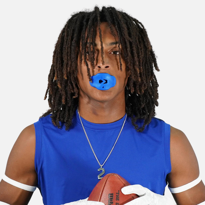 Hue Blue Soft Football Mouthguard