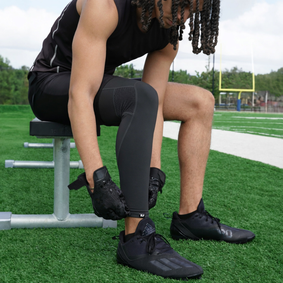 Hue Dark Gray Football Pro Leg Sleeve