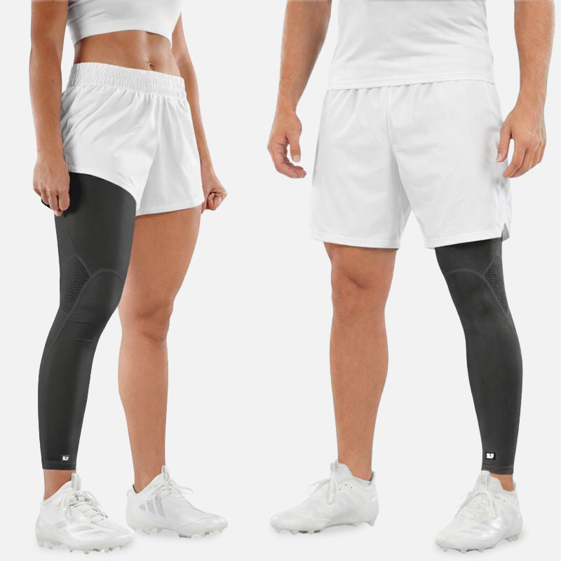 Black Football Pro Leg Sleeve