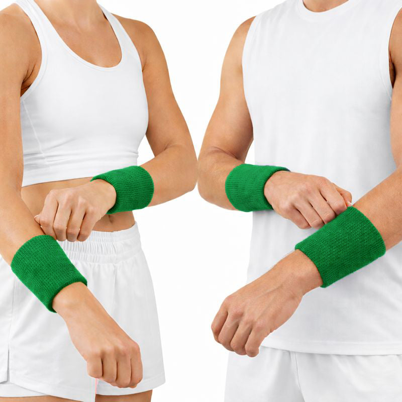 Hue Green Drip Wristbands (Pair)