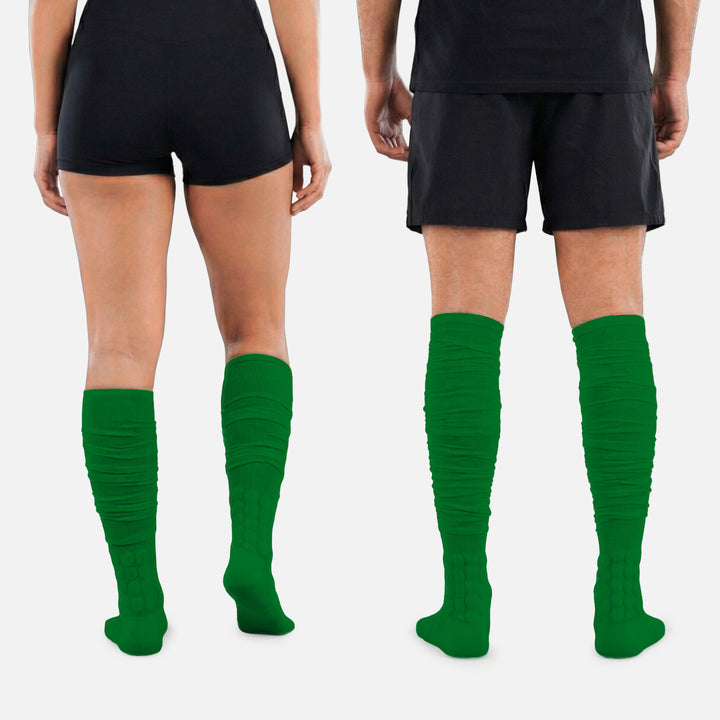 Hue Green Football Padded Long Socks