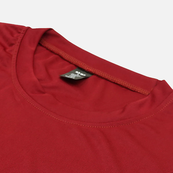 Faith Cross Maroon Quick Dry Shirt