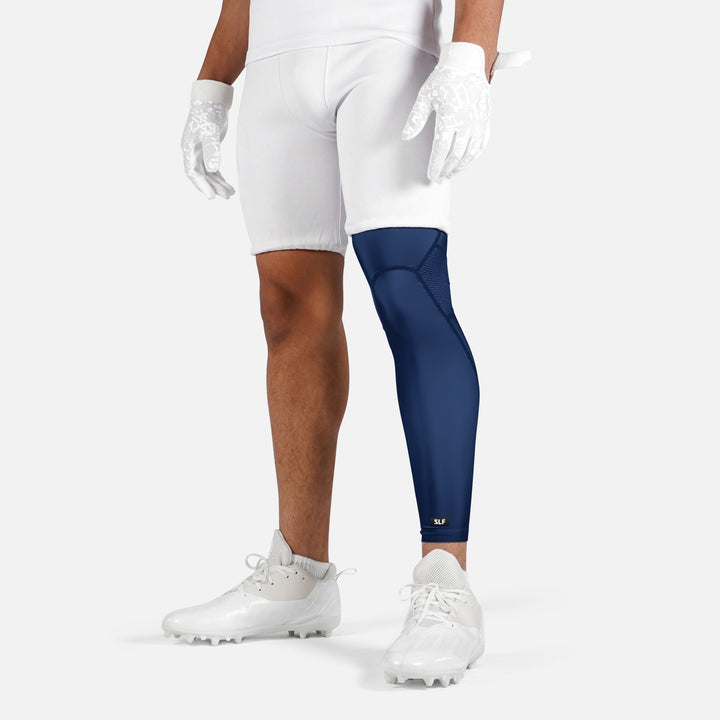 Hue Navy Blue Football Pro Leg Sleeve