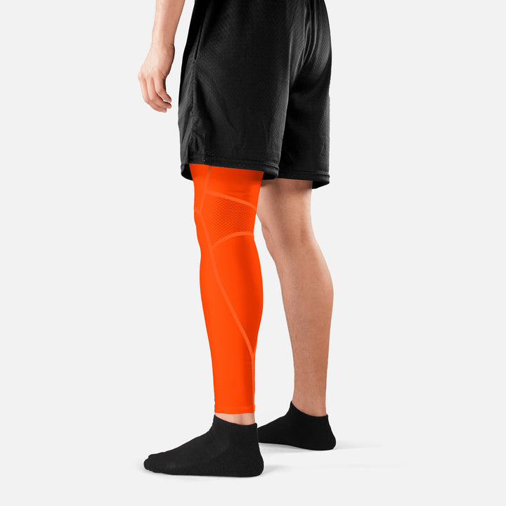 Hue Orange Football Pro Leg Sleeve