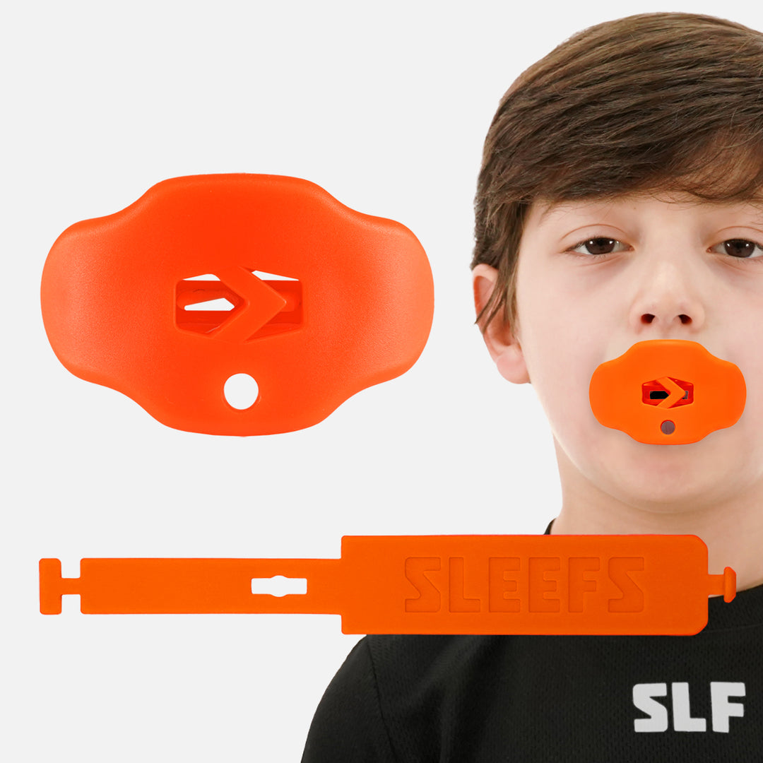Hue Orange Kids Soft Football Mouthguard