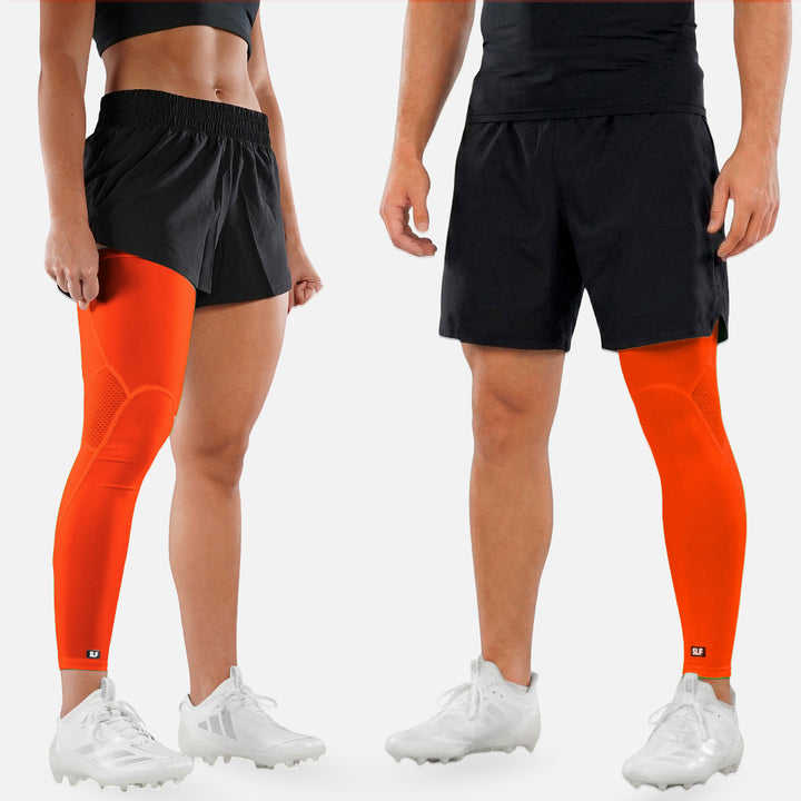 Hue Orange Football Pro Leg Sleeve