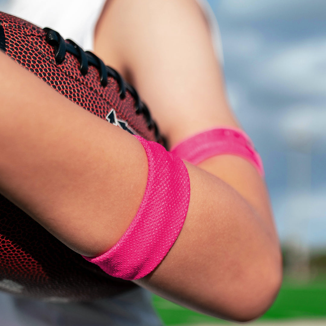 Hue Pink Drip Bicep Bands for Kids