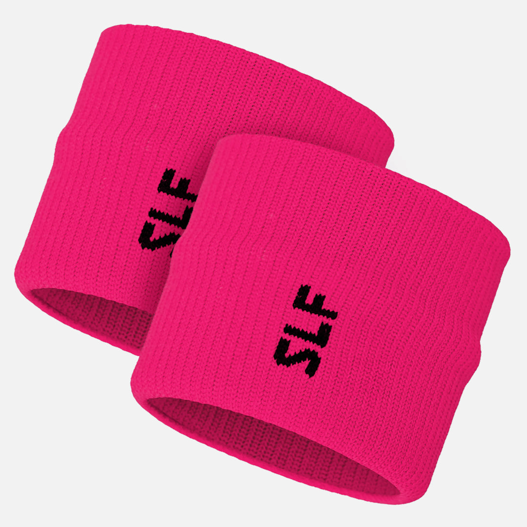 Hue Pink Drip Wristbands (Pair) - Big