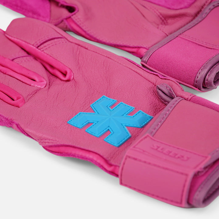 Hue Pink Kids Baseball Batting Gloves