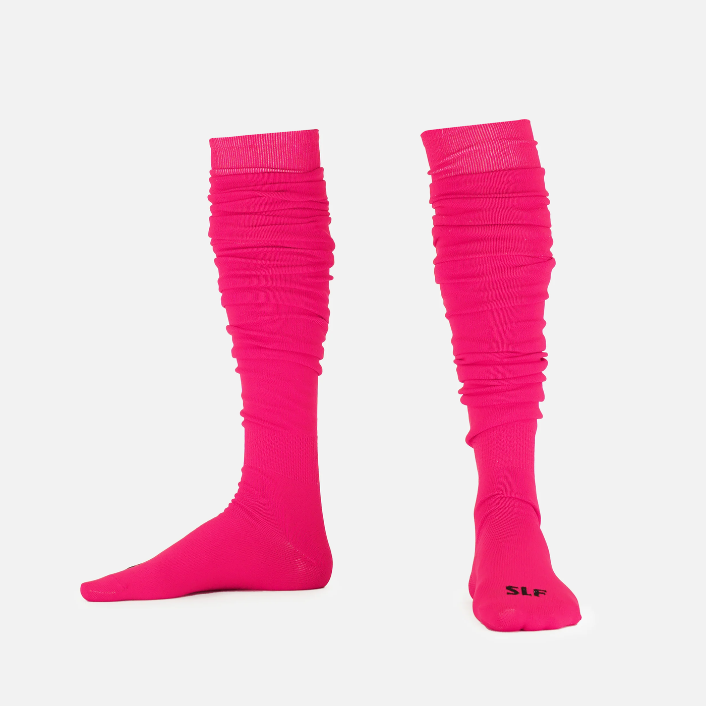 Hue Pink Long Scrunchie Socks