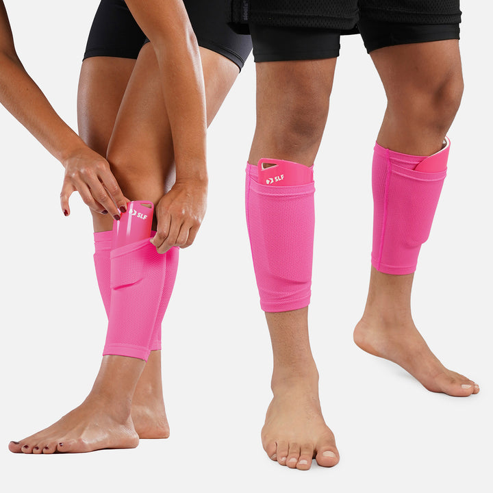 Hue Pink Soccer Shin Guards
