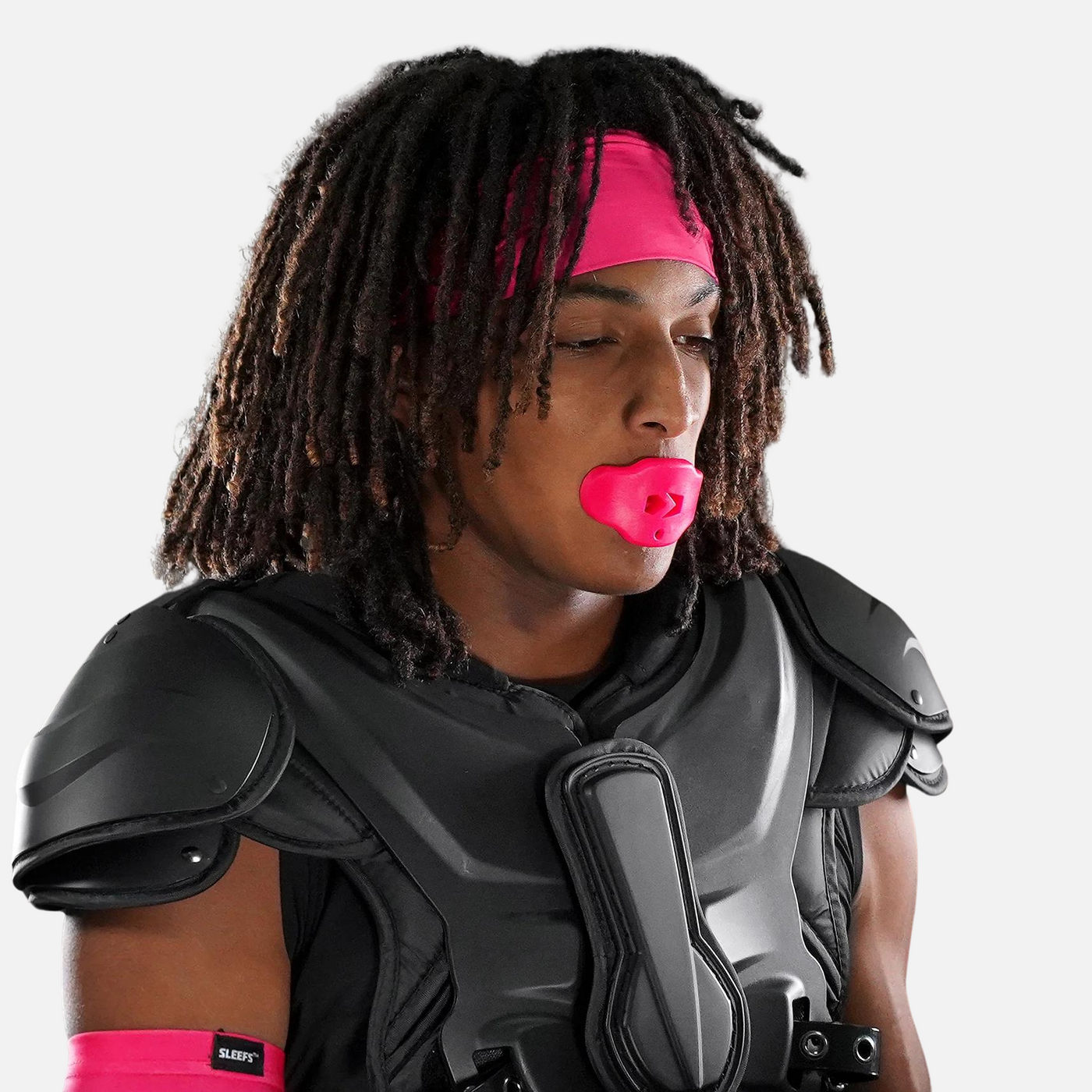 Hue Pink Soft Football Mouthguard