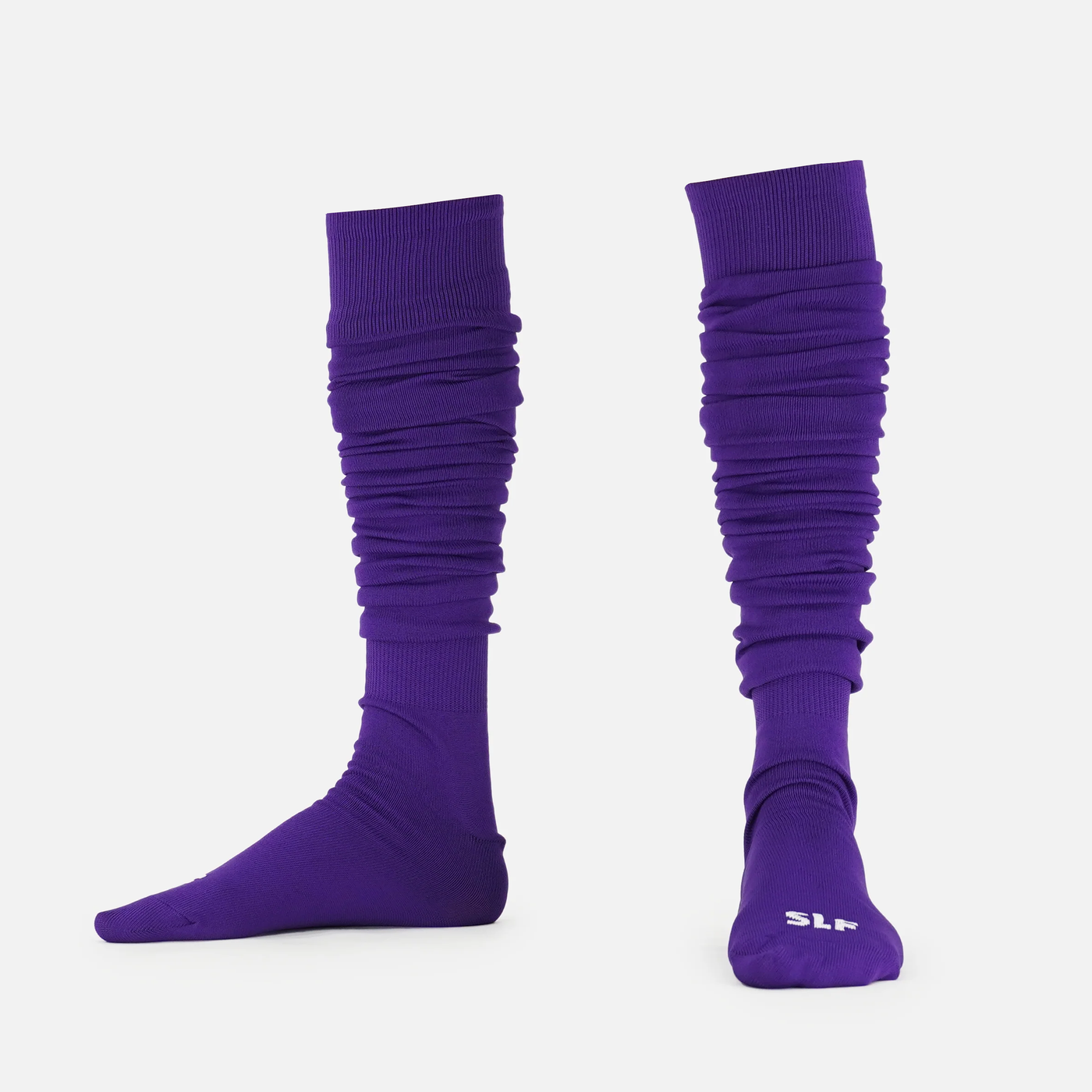 Hue Purple Long Scrunchie Socks