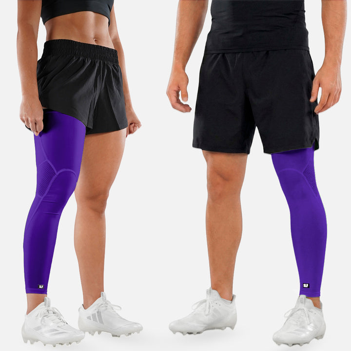 Hue Purple Football Pro Leg Sleeve