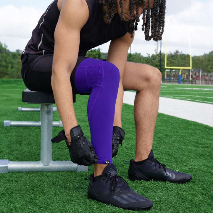 Hue Purple Football Pro Leg Sleeve