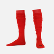 Hue Red Long Scrunchie Socks