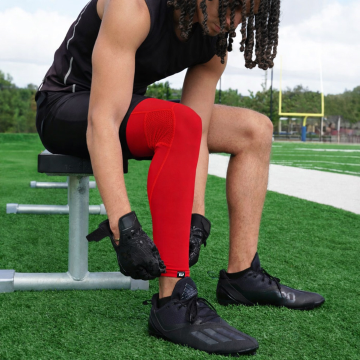 Hue Red Football Pro Leg Sleeve