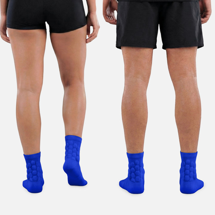 Hue Royal Blue Football Padded Short Socks