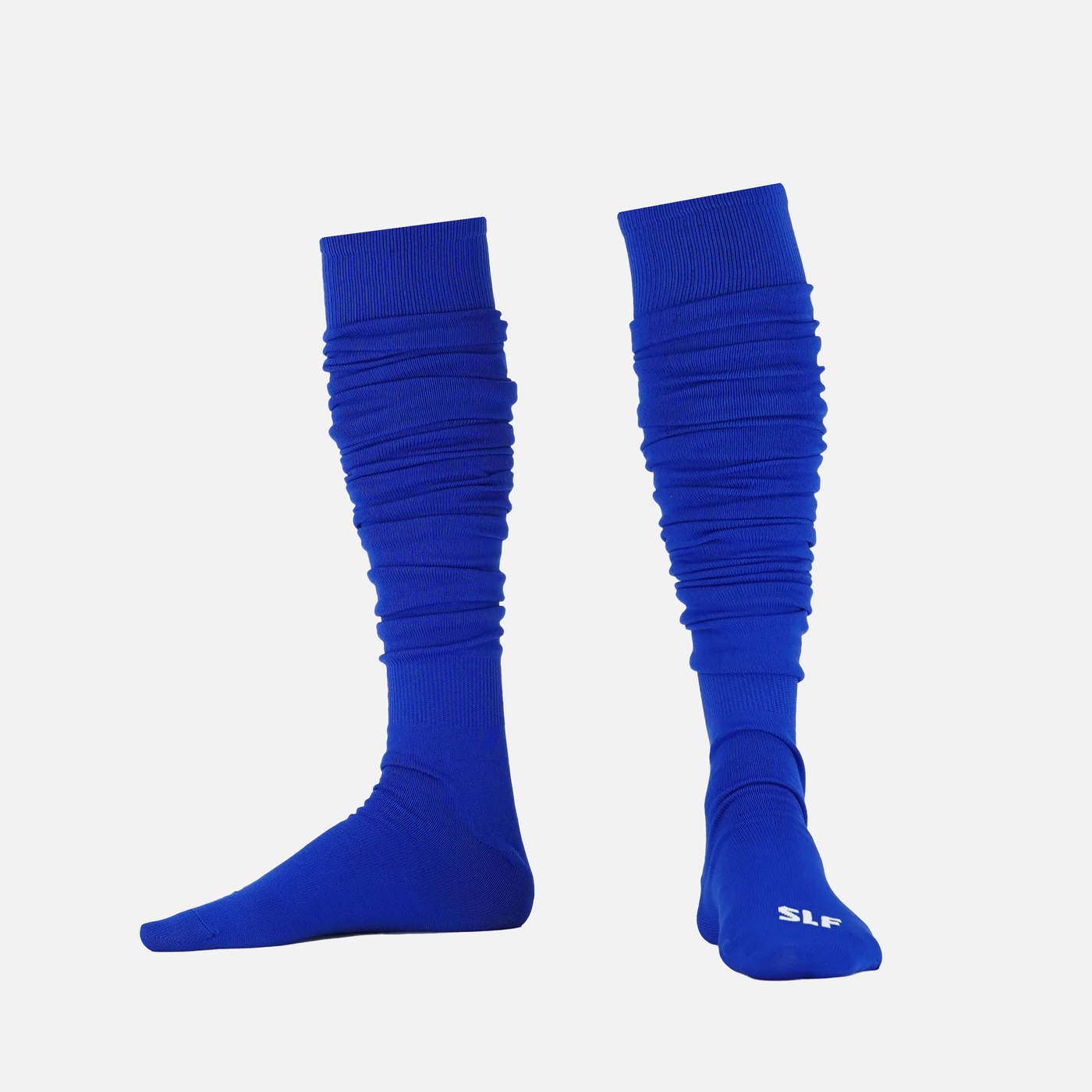 Hue Royal Blue Long Scrunchie Socks