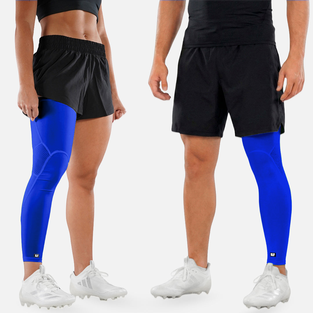 Hue Royal Blue Football Pro Leg Sleeve