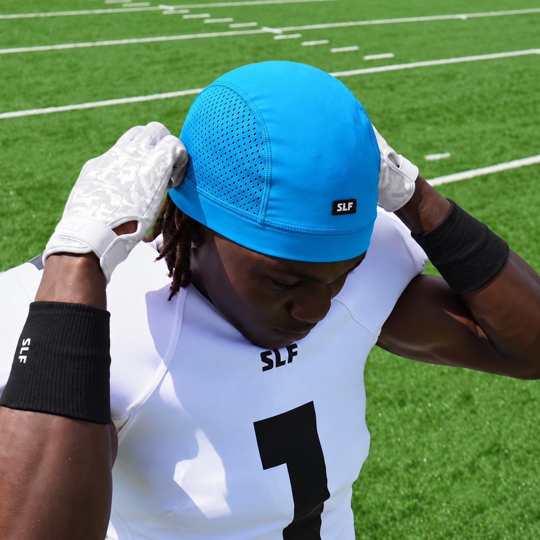 Hue Sky Blue Skull Cap