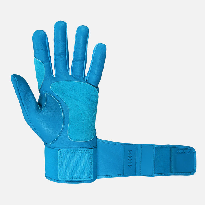 Hue Sky Blue Baseball Batting Gloves