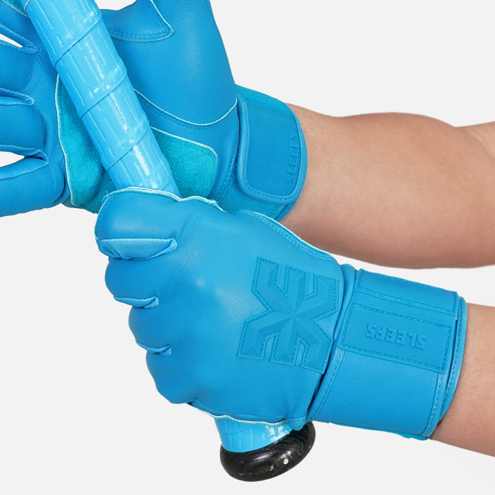 Hue Sky Blue Baseball Batting Gloves
