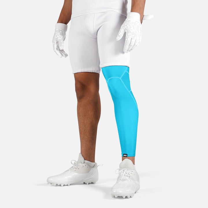 Hue Sky Blue Football Pro Leg Sleeve